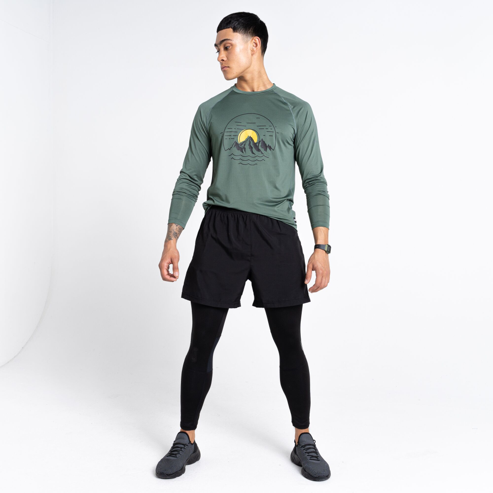 detail Pánske fitness legíny DARE 2B Abaccus II Tight