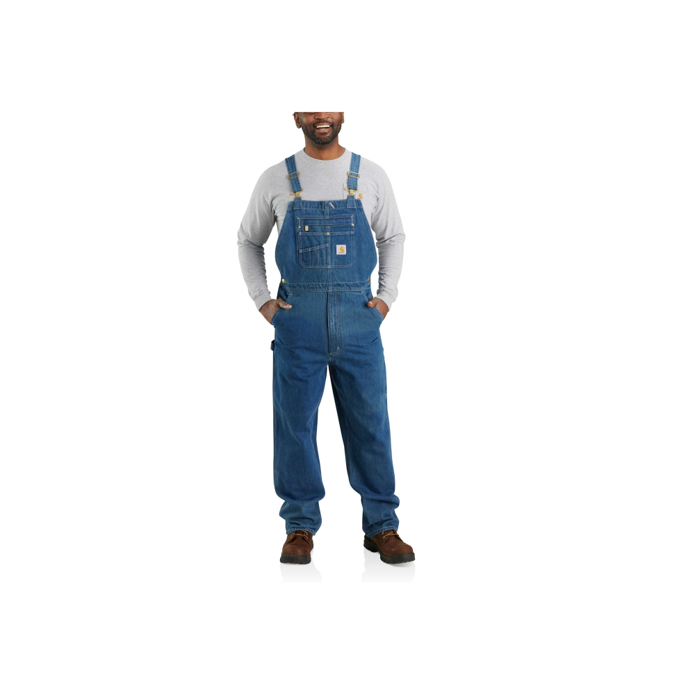 detail Nohavice s laclom Carhartt Loose Fit Denim Bib Overall