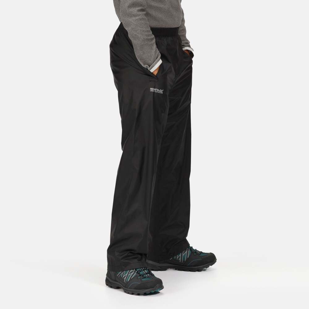 detail Nohavice Regatta nepromokavé Pack It Waterproof Overtrousers